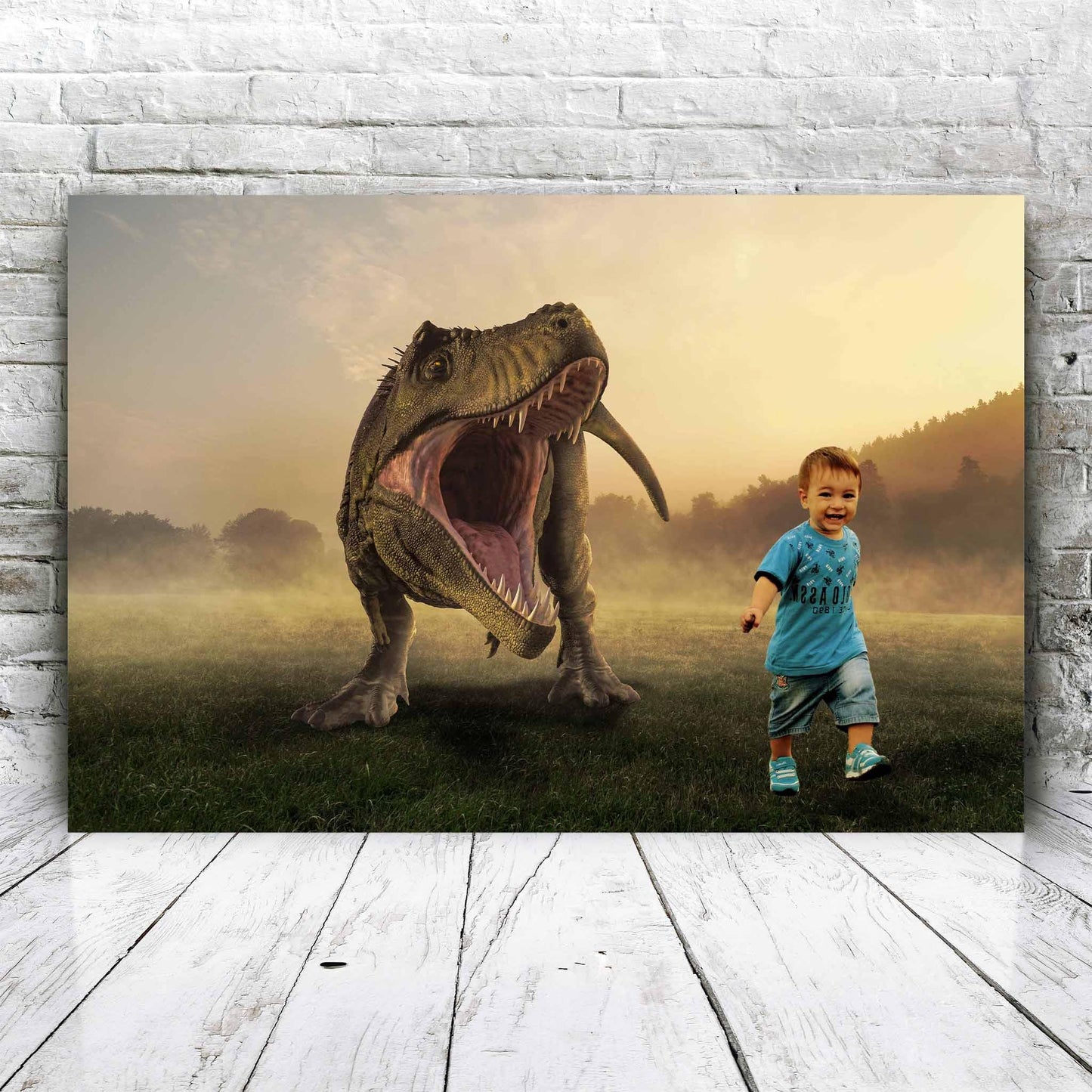 Enge dino - Unieke Foto
