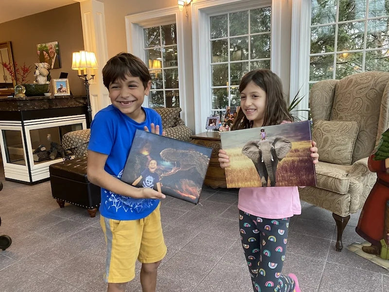 Gifts for Kids who have everything happy kids with their present