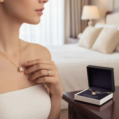 Love Knot Necklace - Custom Valentine's Gift for Her