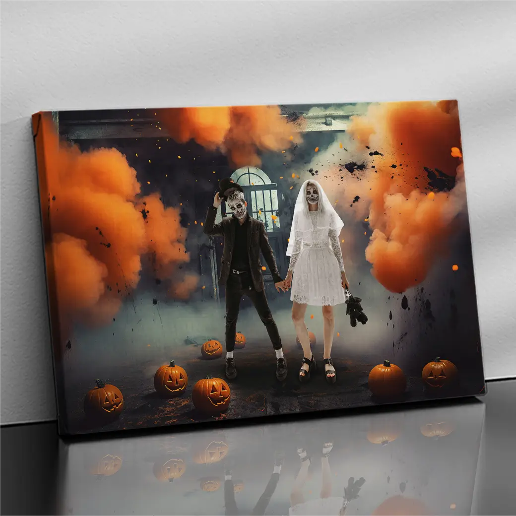 Halloween Smokebombs Portrait