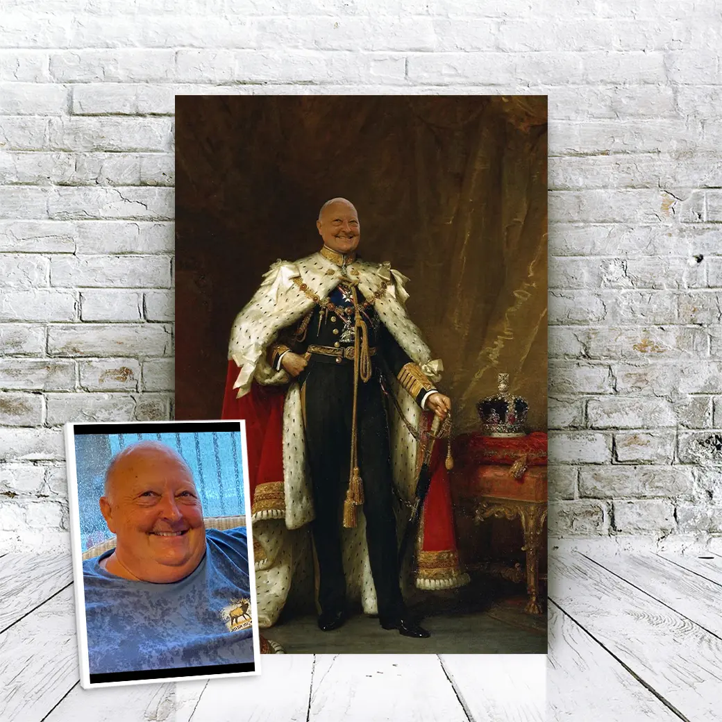 The King Royal Portrait Example