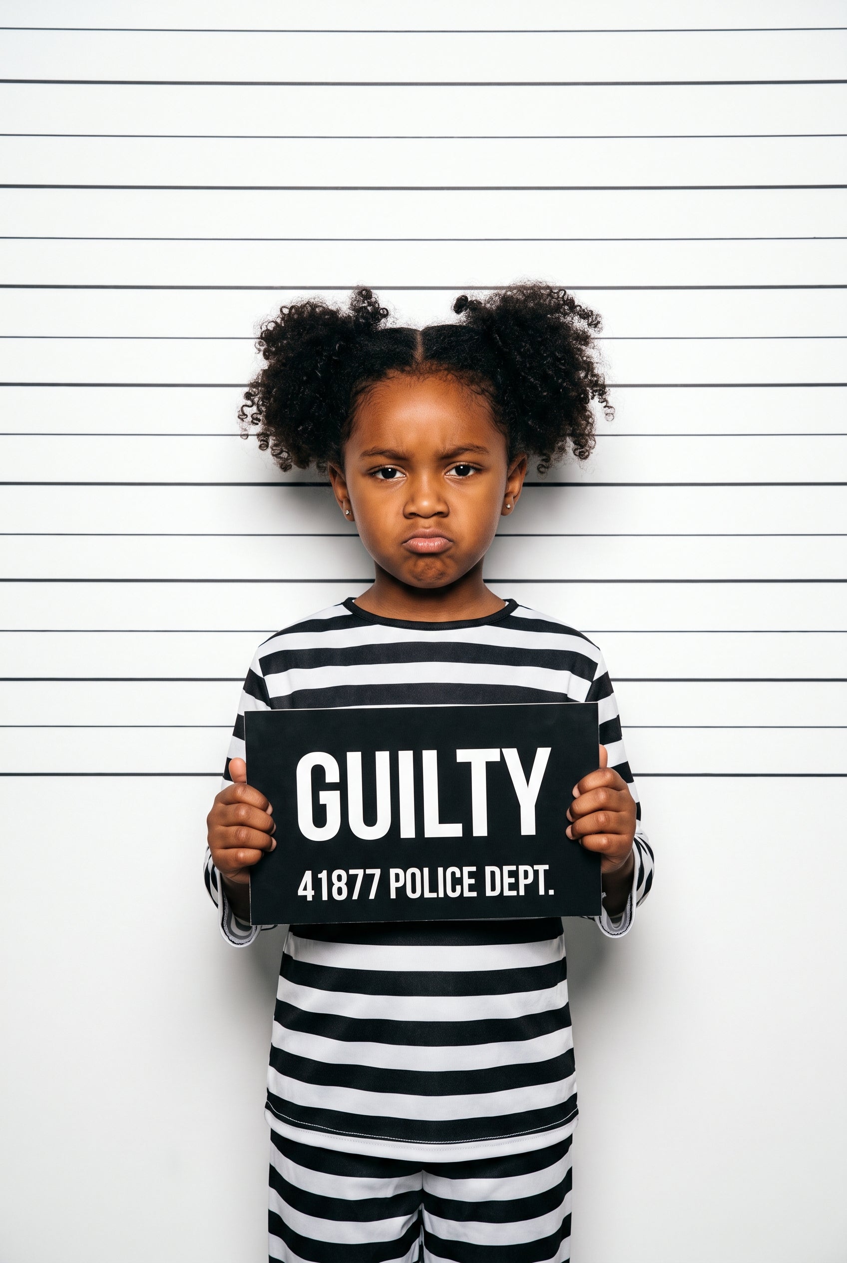 Personalized mugshot joke artwork shown on canvas