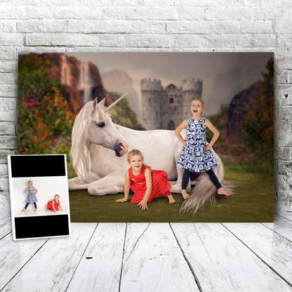 Unicorn Castle - Custom Portrait - Fabulous Portrait