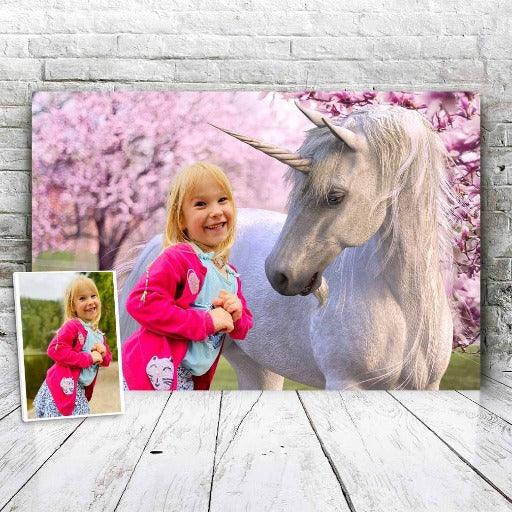 Pink Unicorn - Custom Portrait - Fabulous Portrait