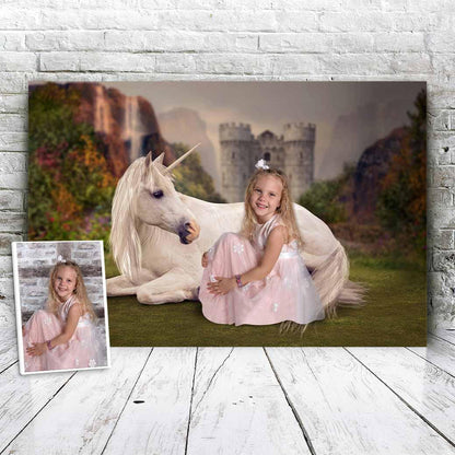 Unicorn Castle - Custom Portrait - Fabulous Portrait