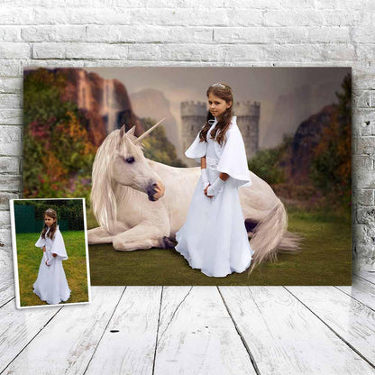 Unicorn Castle - Custom Portrait - Fabulous Portrait