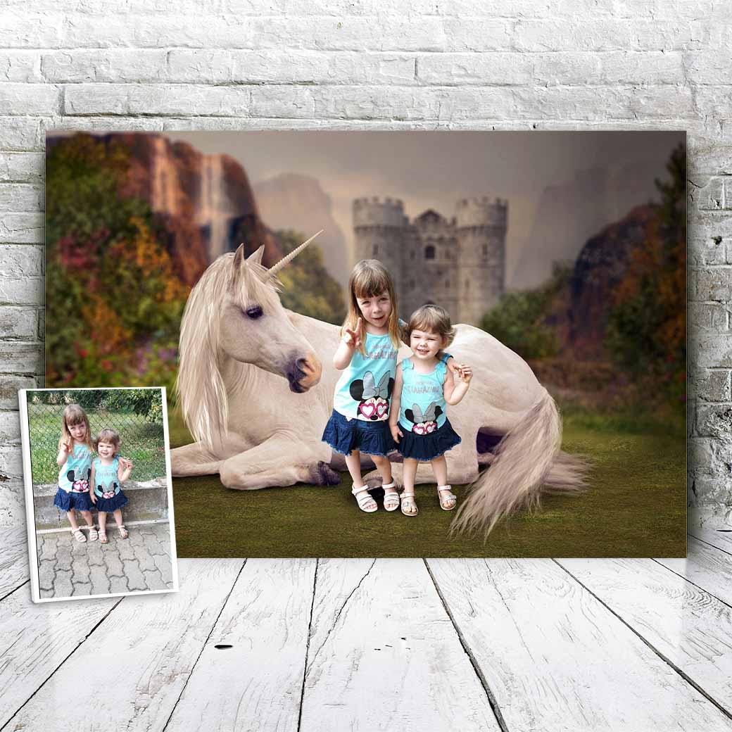 Unicorn Castle - Custom Portrait - Fabulous Portrait