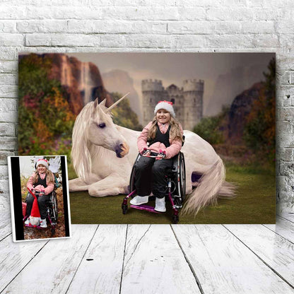 Unicorn Castle - Custom Portrait - Fabulous Portrait